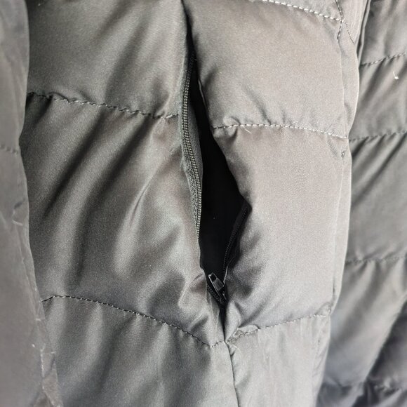 Lands End women's brown down coat - Picture 6 of 11